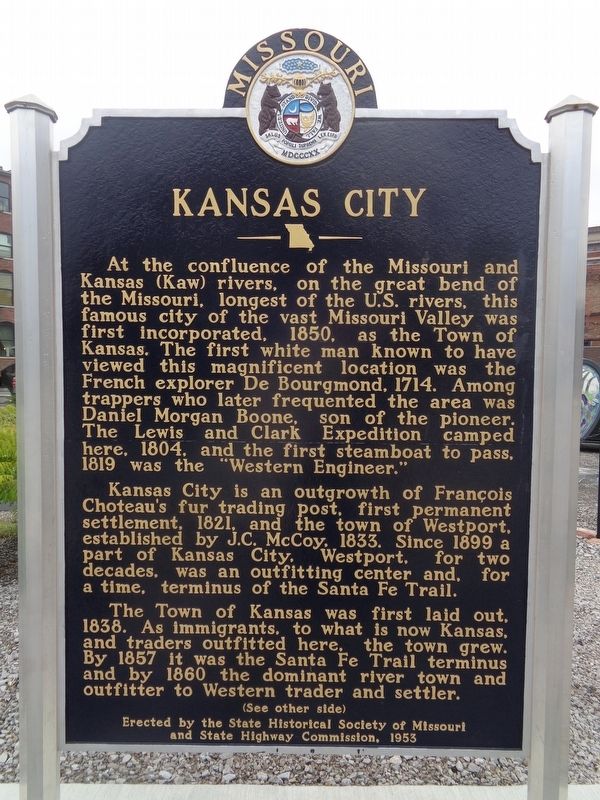 Kansas City Marker. Click for full size. Kansas City Marker image. Click for full size.