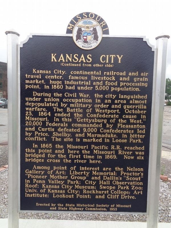Kansas City Marker. Click for full size. Kansas City Marker image. Click for full size.