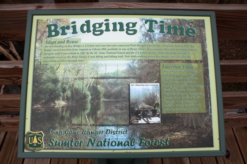 Bridging Time Marker. Click for full size. Bridging Time Marker image. Click for full size.