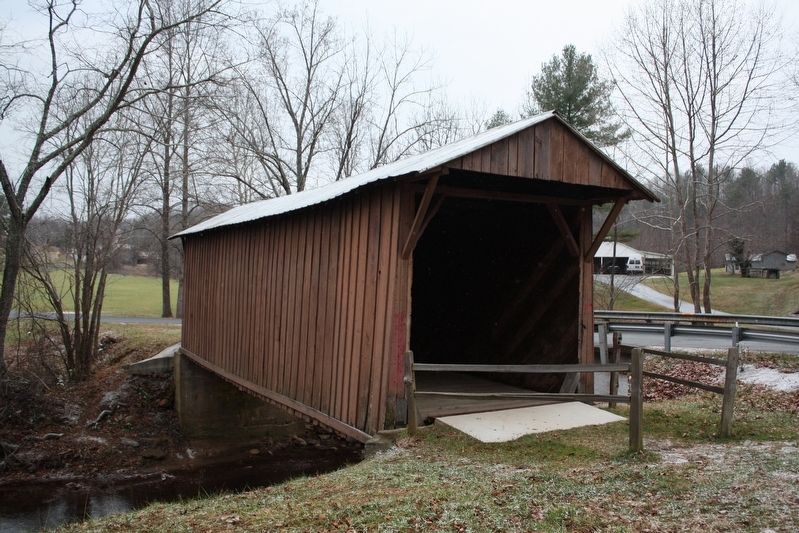 Jacks Creek Covered Bridge Marker. Click for full size. Jacks Creek Covered Bridge Marker image. Click for full size.