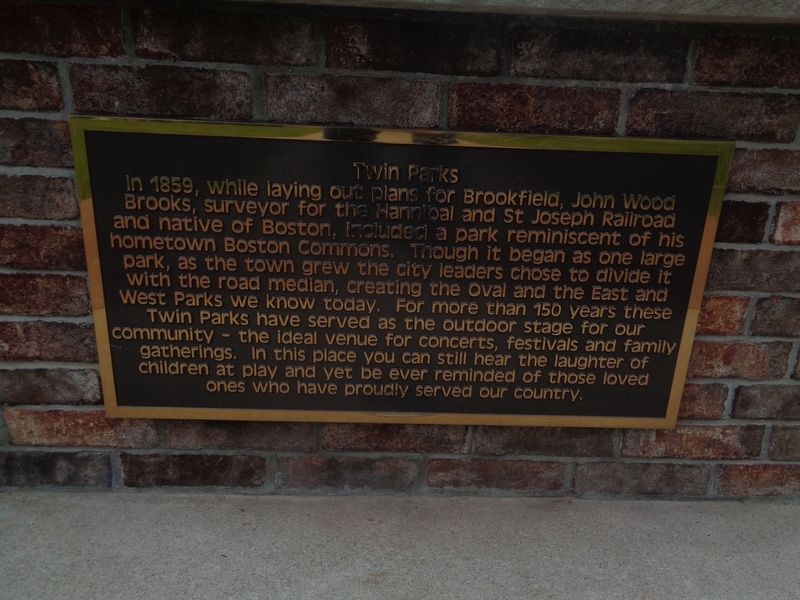 Twin Parks Marker image. Click for full size.