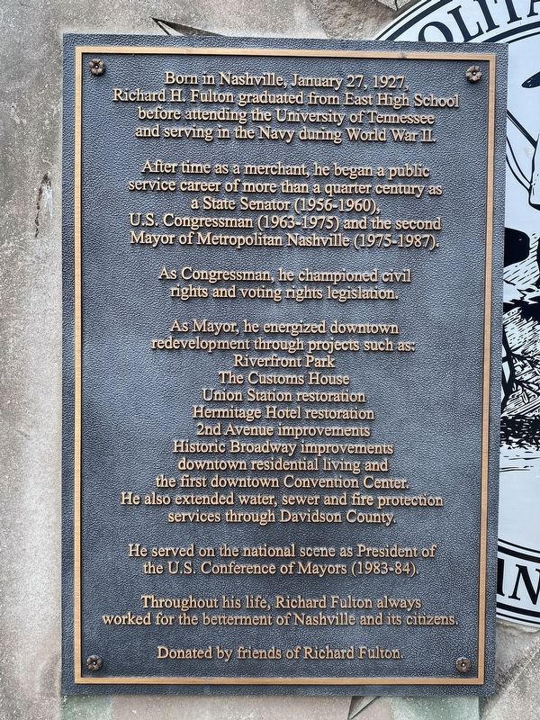Richard H. Fulton Marker image. Click for full size.