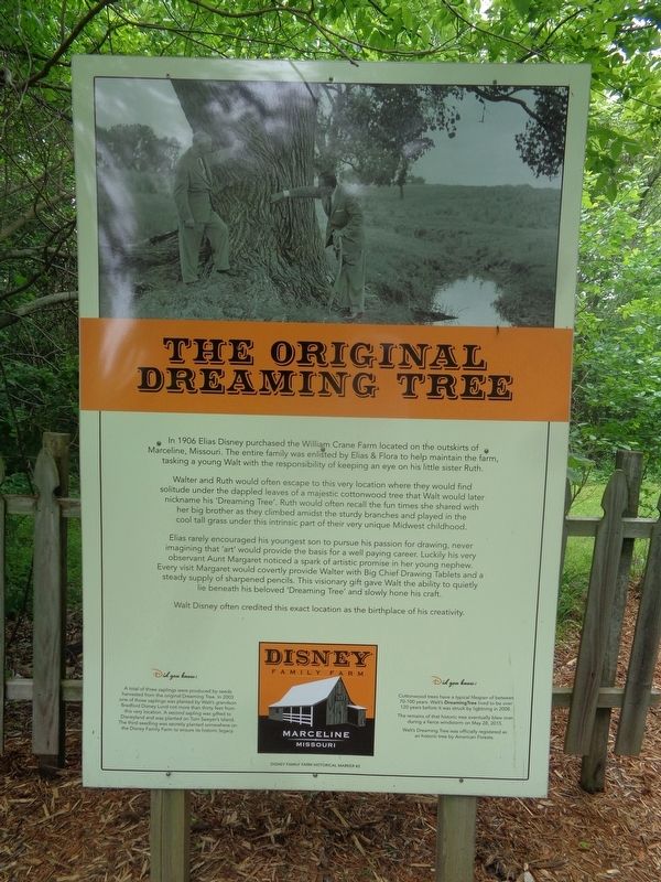 The Original Dreaming Tree Marker. Click for full size. The Original Dreaming Tree Marker image. Click for full size.