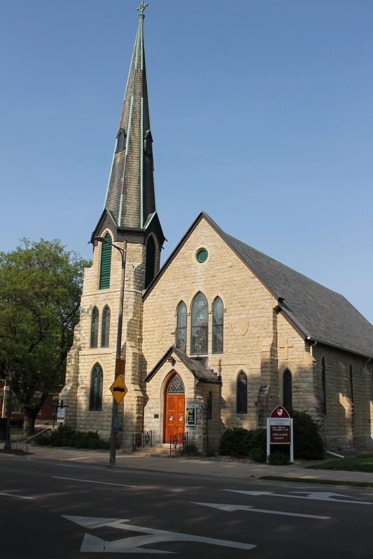 Christ Episcopal Church Marker. Click for full size. Christ Episcopal Church Marker image. Click for full size.
