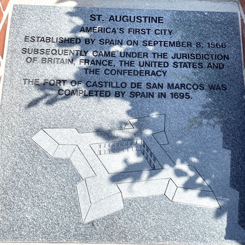 St. Augustine Marker. Click for full size. St. Augustine Marker image. Click for full size.