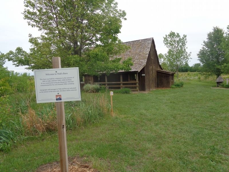 Welcome to Walt's Barn Marker image. Click for full size.