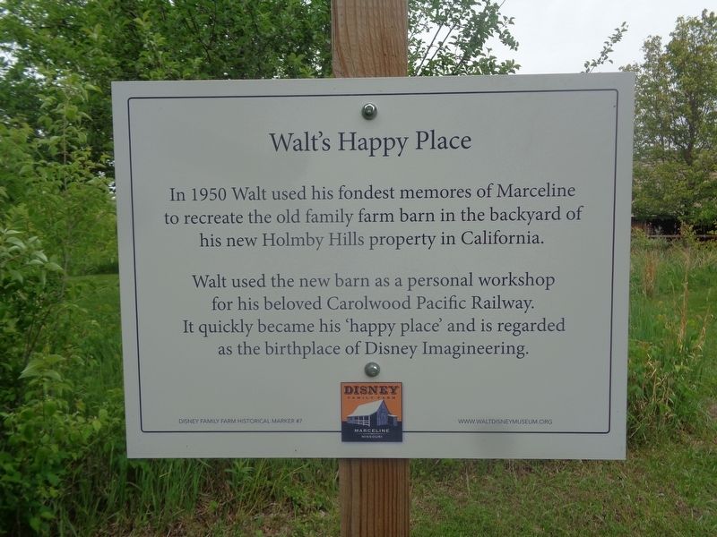 Walt's Happy Place Marker. Click for full size. Walt's Happy Place Marker image. Click for full size.