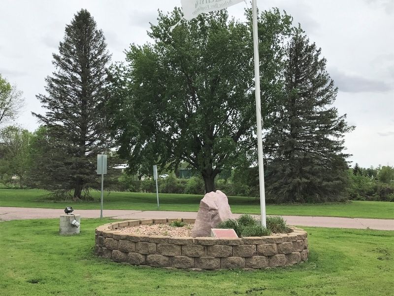 McHardy Park Marker, from the north image. Click for full size.