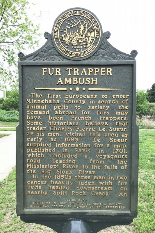 Fur Trapper Ambush Marker <i>(Side one)</i>. Click for full size. Fur Trapper Ambush Marker <i>(Side one)</i> image. Click for full size.