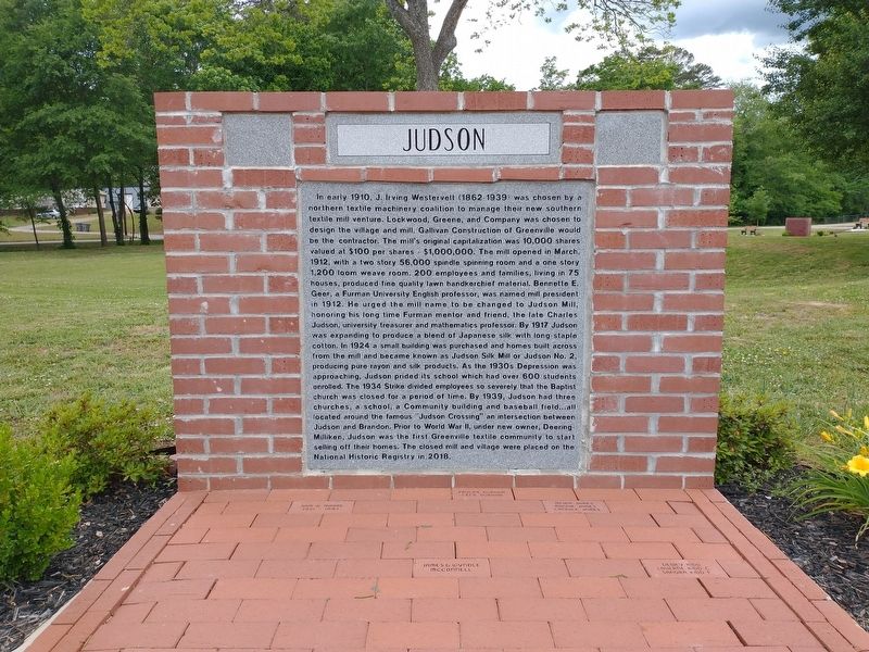 Judson Marker image. Click for full size.