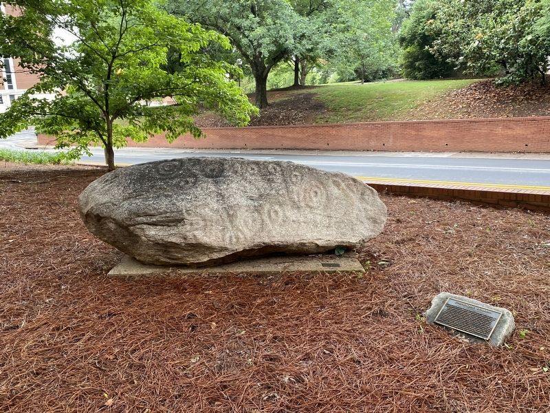 Petroglyphic Boulders Marker. Click for full size. Petroglyphic Boulders Marker image. Click for full size.