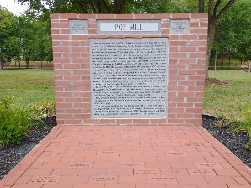 Poe Mill Marker. Click for full size. Poe Mill Marker image. Click for full size.