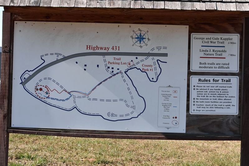 Nearby map of the George and Gale Kappler Civil War Trail.. Click for full size. Nearby map of the George and Gale Kappler Civil War Trail. image. Click for full size.