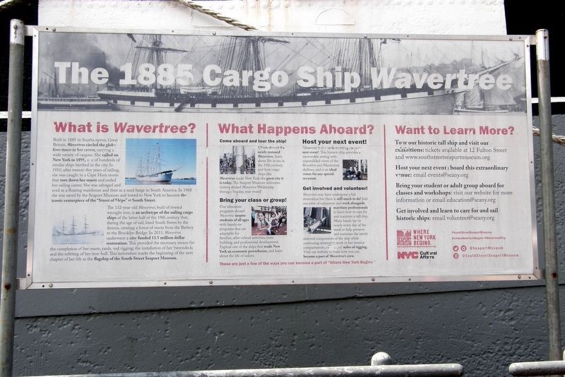 <i>Wavertree</i> Marker. Click for full size. <i>Wavertree</i> Marker image. Click for full size.