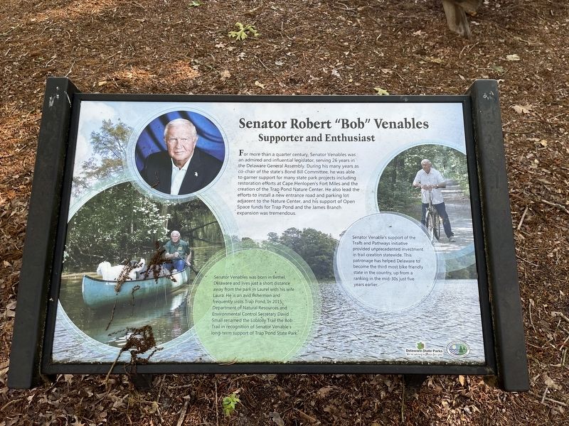 Senator Robert "Bob" Venables Marker. Click for full size. Senator Robert "Bob" Venables Marker image. Click for full size.