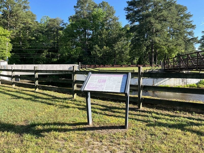 Historic Mills of the Trap Pond Area Marker image. Click for full size.