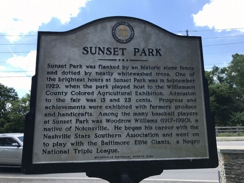 Sunset Park Marker (side B) image. Click for full size.