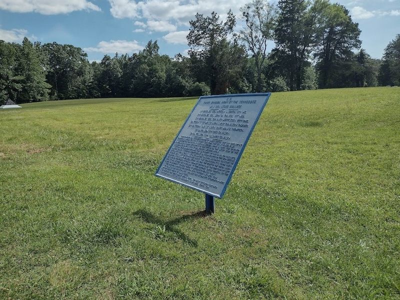 Third Division Army of Tennessee Marker image. Click for full size.