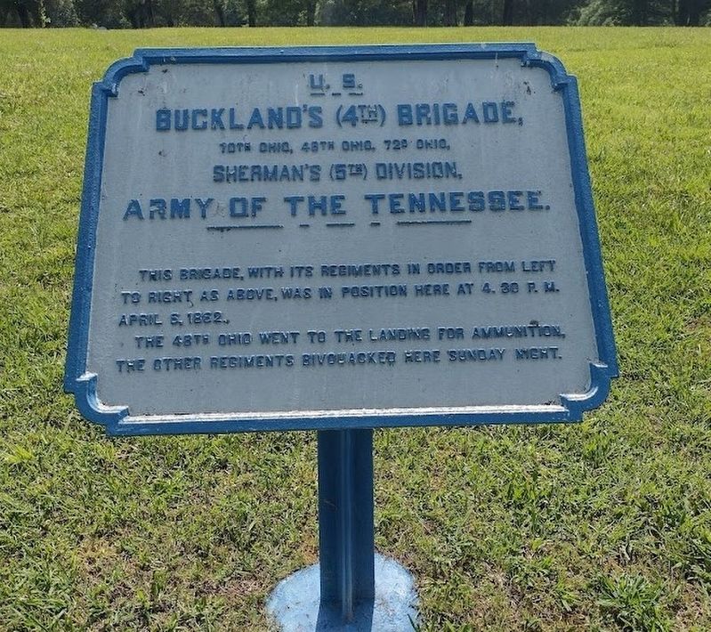 Buckland's 4th Brigade Marker image. Click for full size.