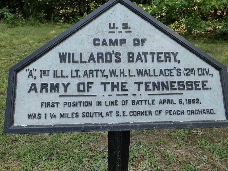 Camp of Willards Battery Marker image. Click for full size.