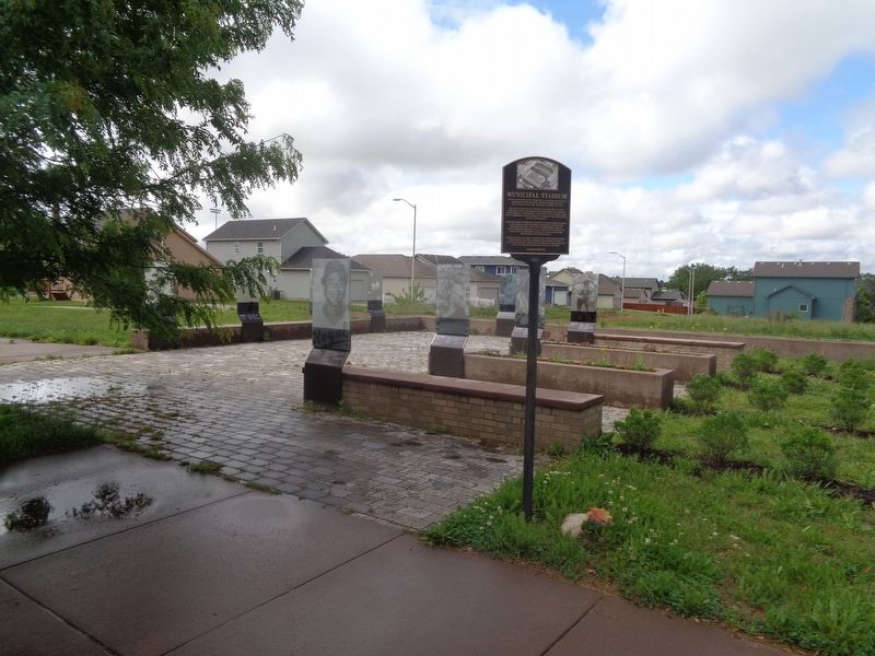 Municipal Stadium Marker image. Click for full size.