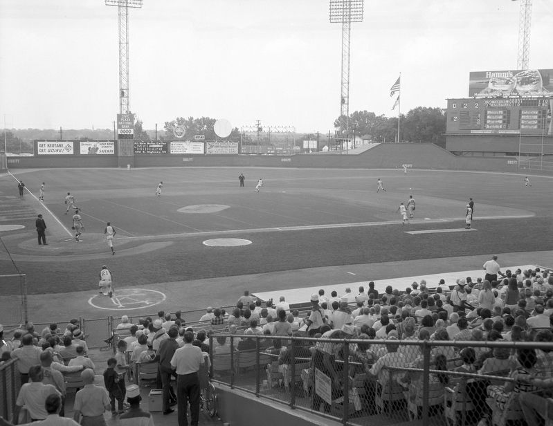 Municipal Stadium Marker image. Click for full size.