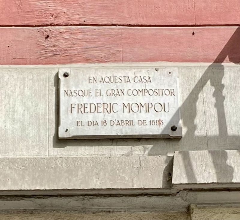 Frederic Mompou Marker image. Click for full size.