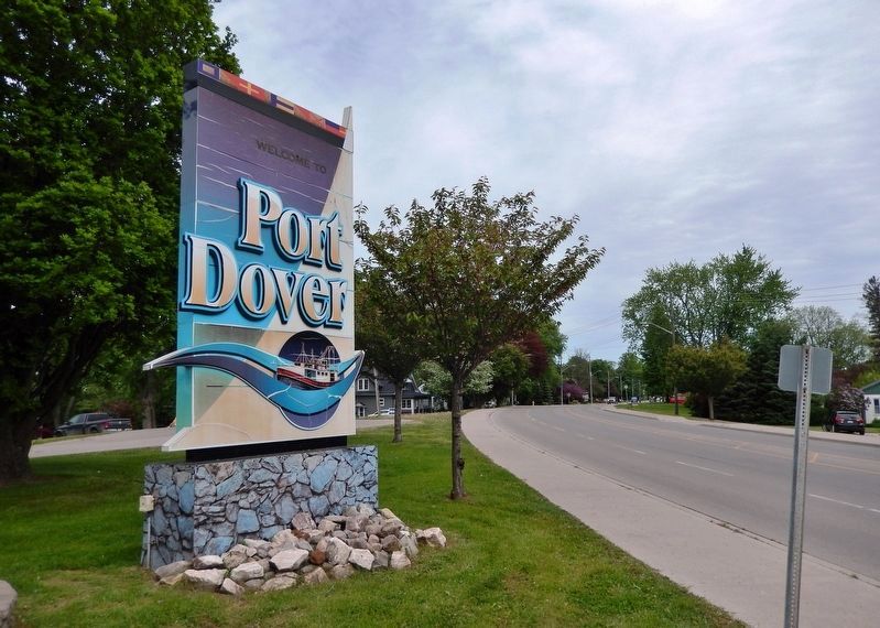 Welcome to Port Dover Sign image. Click for full size.