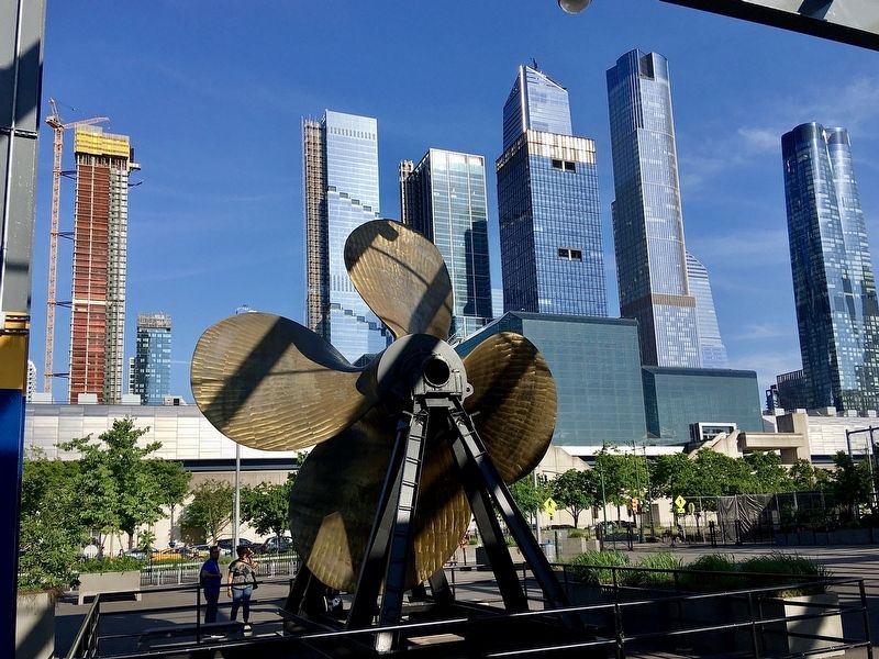 S.S. United States propeller. Click for full size. S.S. United States propeller image. Click for full size.