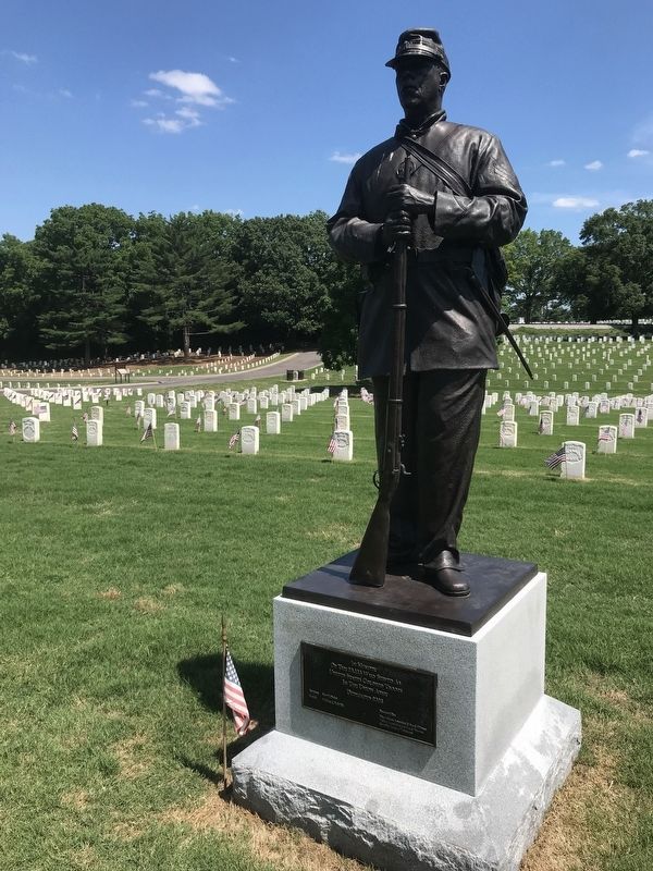 U.S. Colored Troops Memorial. Click for full size. U.S. Colored Troops Memorial image. Click for full size.