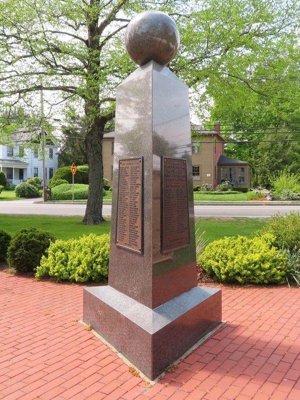 West Brookfield Civil, Spanish and World War Memorial image. Click for full size.