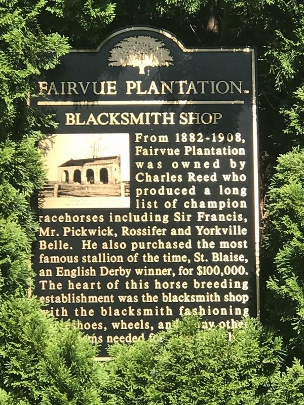 Blacksmith Shop Marker image. Click for full size.