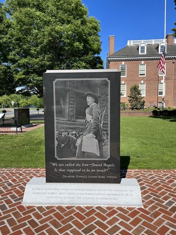 Delaware Women's Suffrage Memorial image. Click for full size.