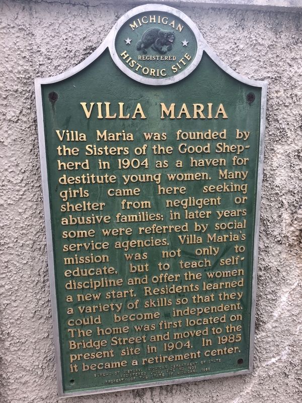 Villa Maria Marker image. Click for full size.