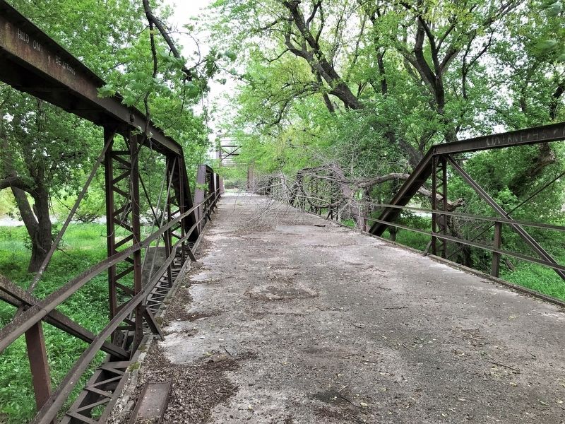 Bridge at Iverson Crossing, from the west image. Click for full size.