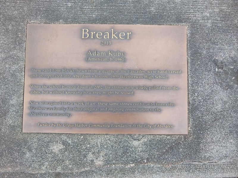 Breaker Marker image. Click for full size.