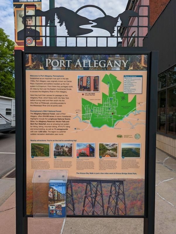 Port Allegany Marker image. Click for full size.