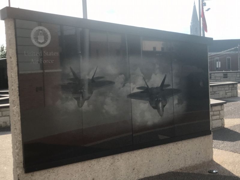 Wilson County U.S. Air Force Memorial (front) image. Click for full size.