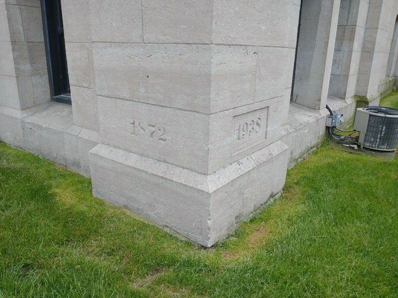 Erie County Courthouse Cornerstone image. Click for full size.