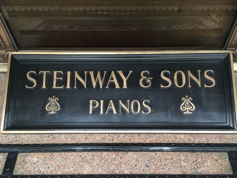 Steinway Hall Sign image. Click for full size.