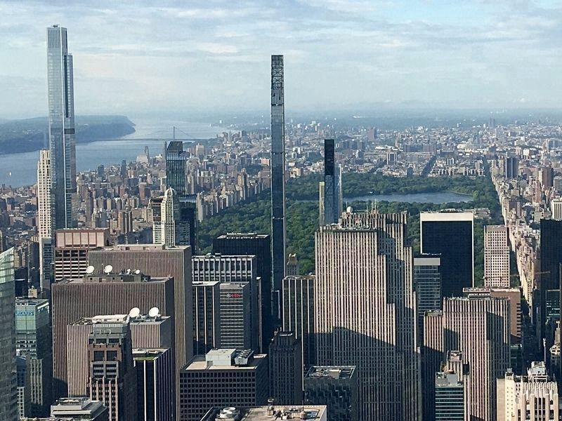 Steinway Tower overlooking Central Park. Click for full size. Steinway Tower overlooking Central Park image. Click for full size.