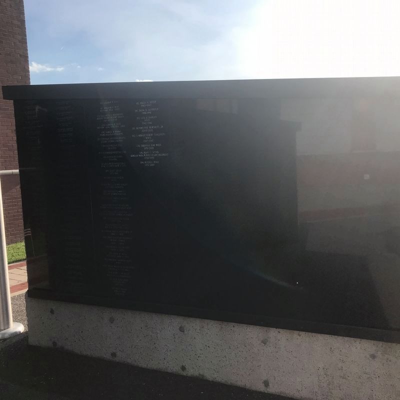 Wilson County U.S. Army Memorial II (back). Click for full size. Wilson County U.S. Army Memorial II (back) image. Click for full size.