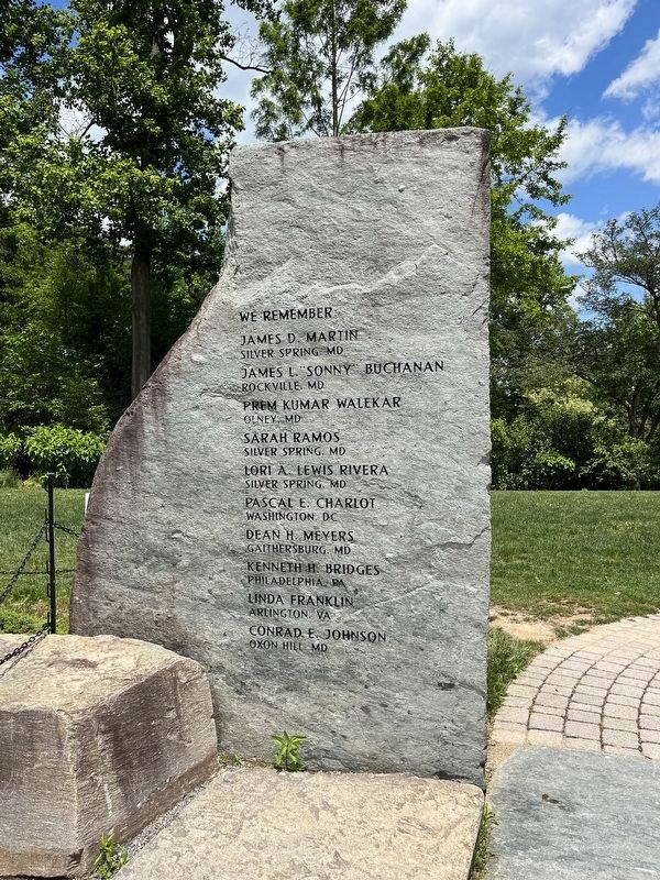 DC Area Sniper Victims Memorial image. Click for full size.