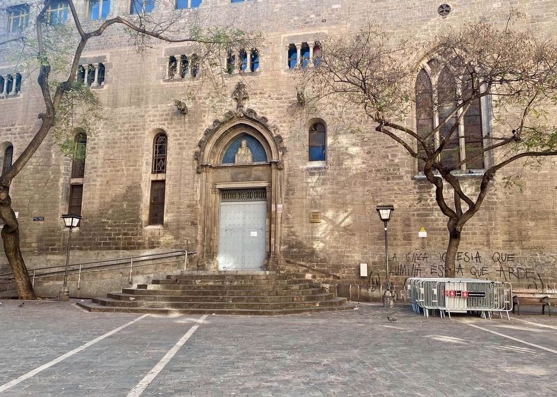 Monestir de Sant Pere de les Puelles - wide view image. Click for full size.