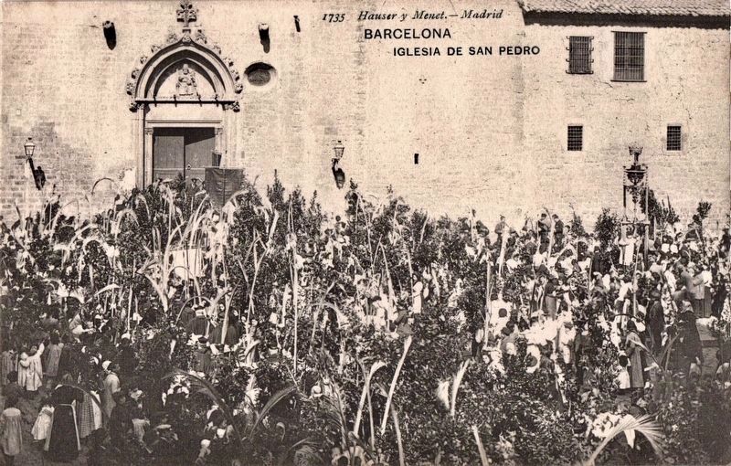 <i>Barcelona - Iglesia de San Pedro</i> image. Click for full size.