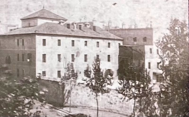 Marker inset: the prison. Click for full size. Marker inset: the prison image. Click for full size.