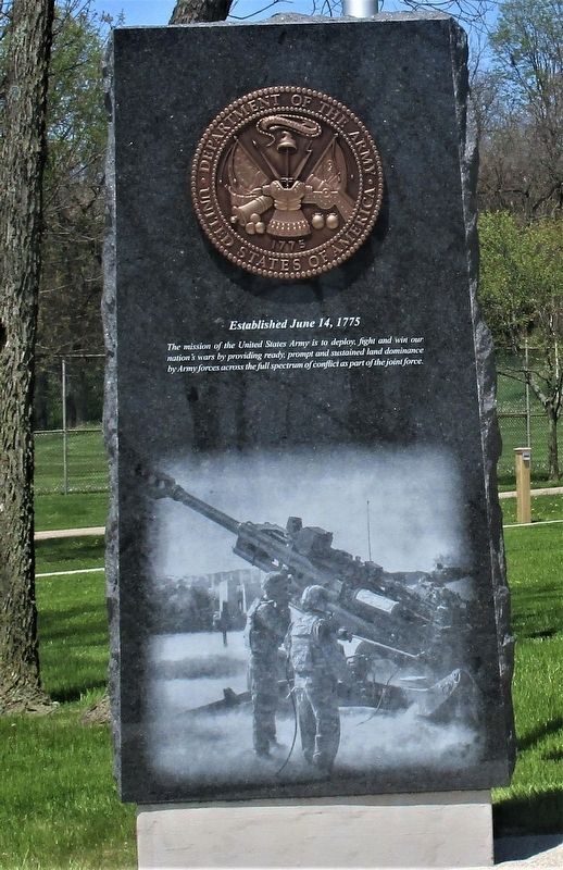 Huber Heights veterans Memorial image. Click for full size.