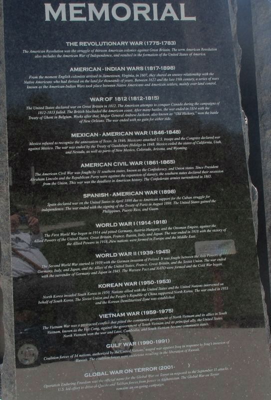 Huber Heights Veterans Memorial image. Click for full size.