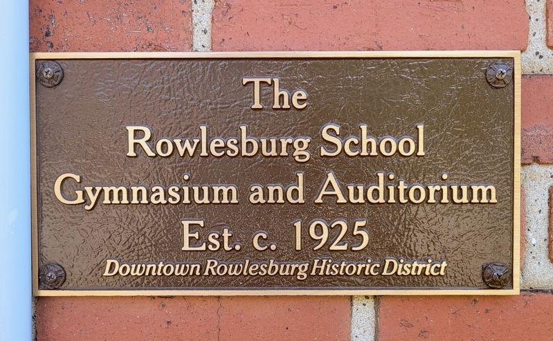 Rowlesburg School Marker image. Click for full size.