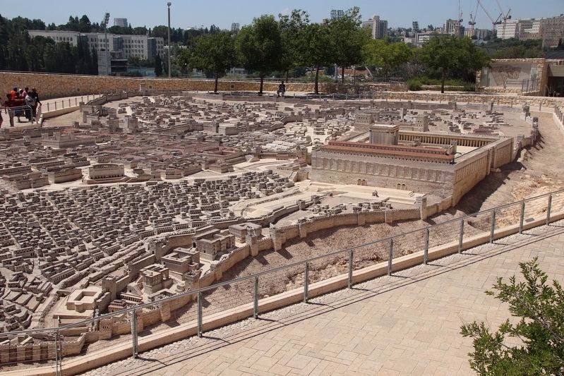 Scale Model of Jerusalem during Second Temple Period. Click for full size. Scale Model of Jerusalem during Second Temple Period image. Click for full size.